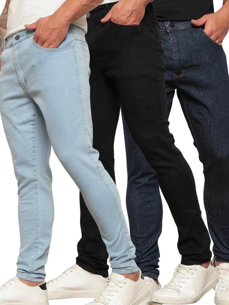 Kit 03 Calça Jeans Masculina Casual Moda Premium
