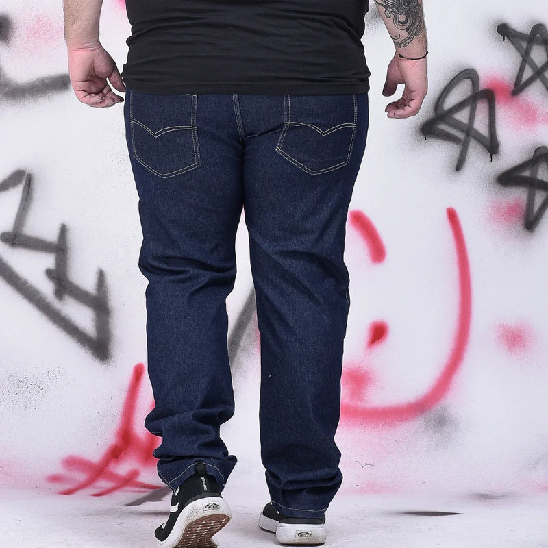 Calça Jeans Casual Plus Size