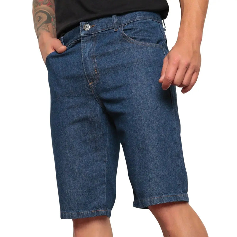 Kit 02 Bermuda Jeans Masculina Casual Trend