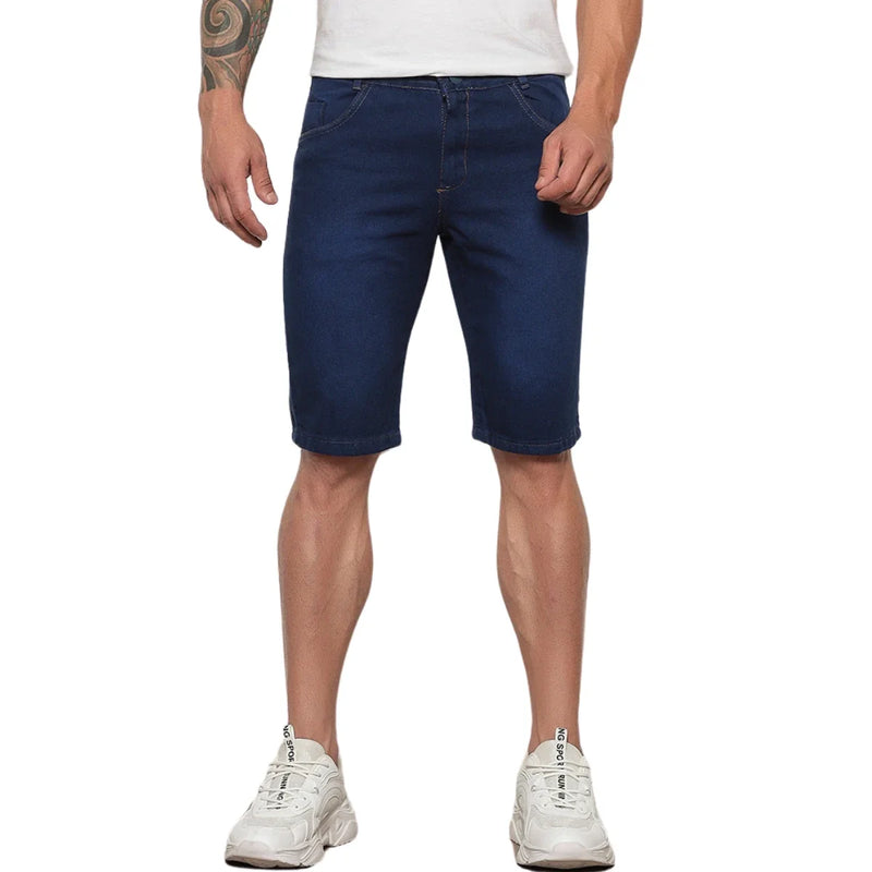 Kit 02 Bermudas Jeans Masculina Casual Moda Verão