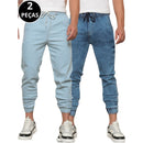 Kit 02 Calça Jeans Jogger