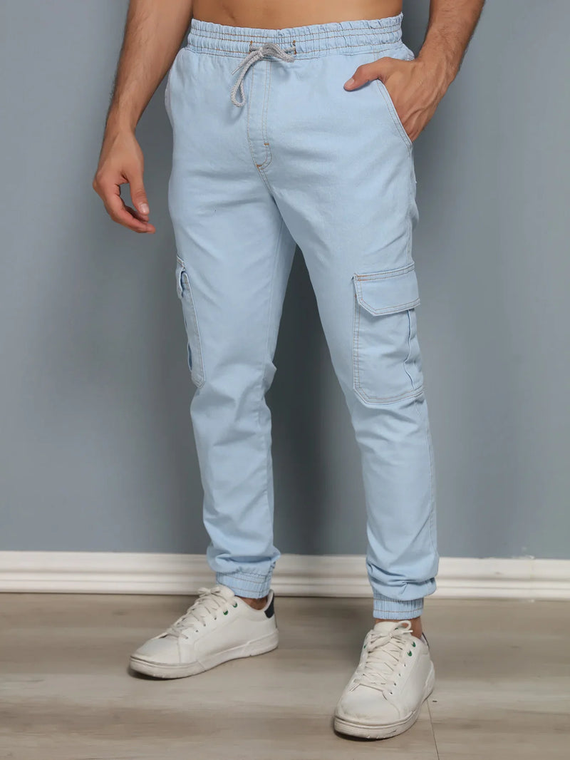 Calça Jeans Jogger Casual
