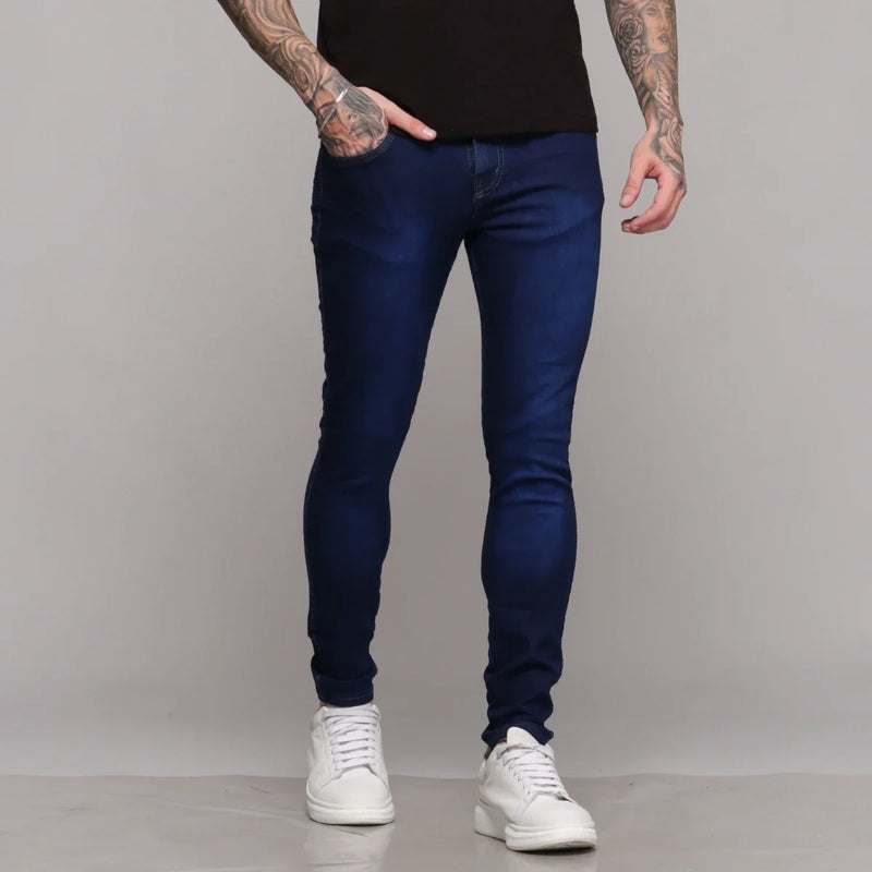 Kit 03 Calças Jeans Masculina Skinny Lycra