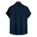 Camisa Manga Curta Linho Thailand