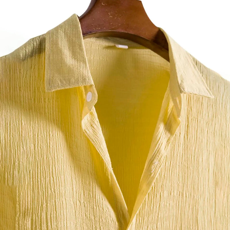 Camisa Manga Curta Linho Thailand