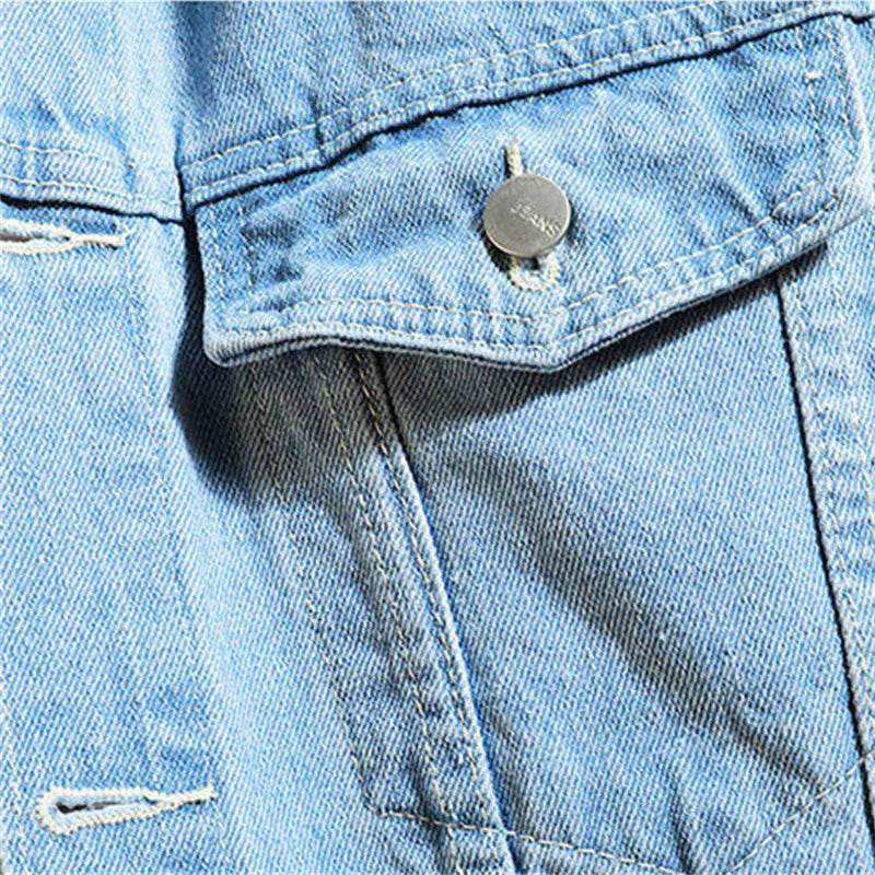 Jaqueta Jeans Masculina Casual 2025