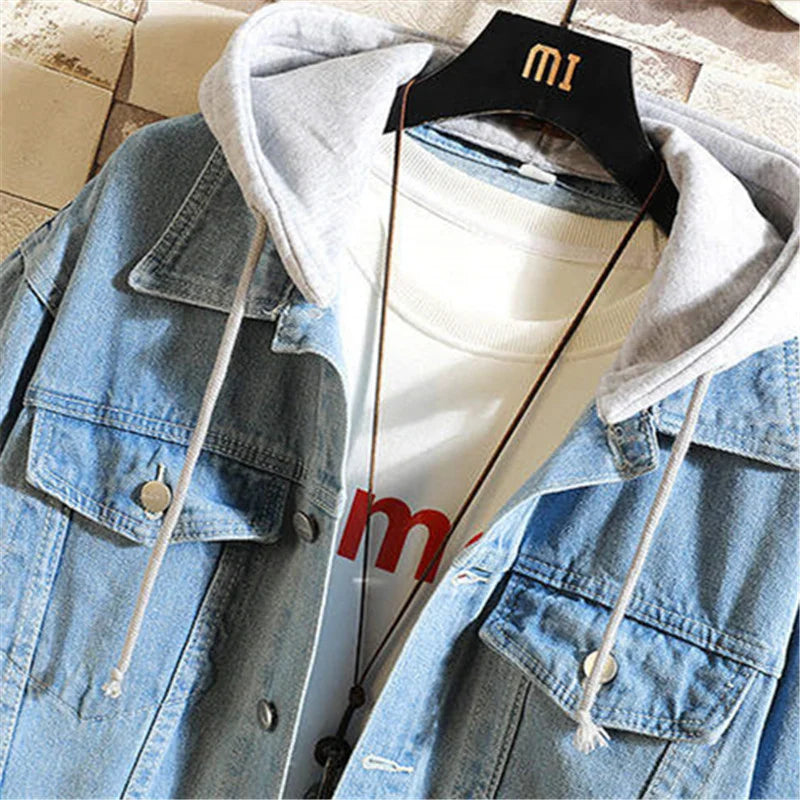 Jaqueta Jeans Masculina Casual 2025