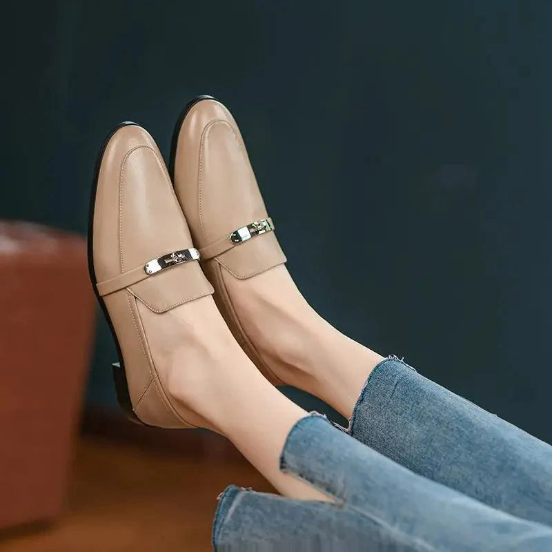 Mocassim de Couro Vintage