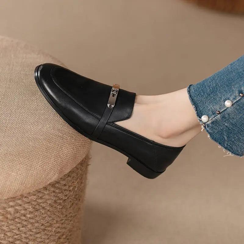 Mocassim de Couro Vintage