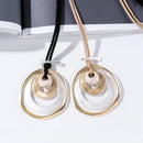 Colar Fashion Geométrico Longo