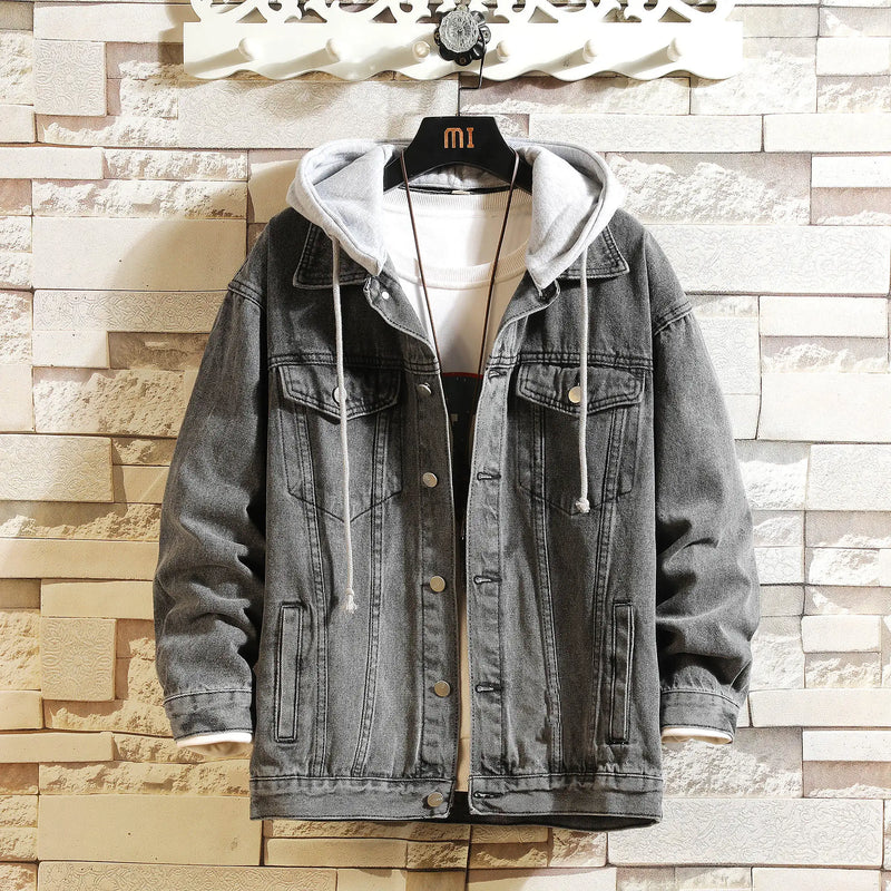 Jaqueta Jeans Masculina Casual 2025
