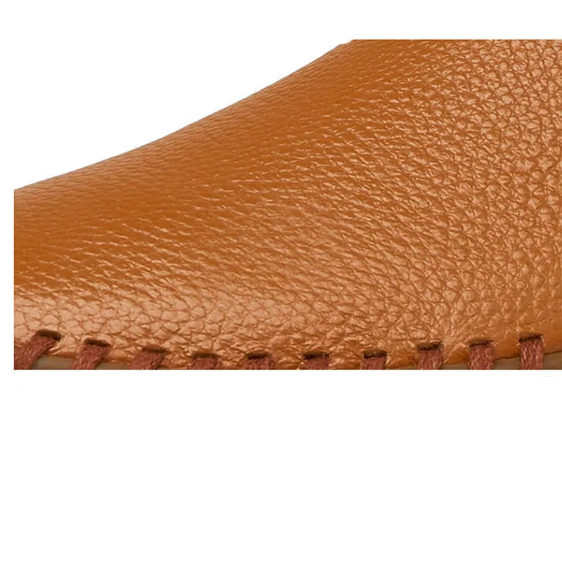 Mocassim de Couro Casual Minimal