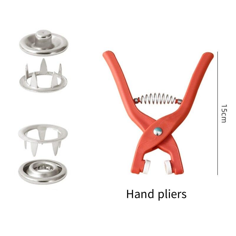 Kit Alicate Fixador + 100 Botões de Pressão ExpressCraft™