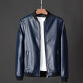 Jaqueta de Couro Masculina Slim 2025