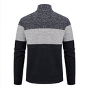 Casaco de Lã Suéter com Zíper Edge