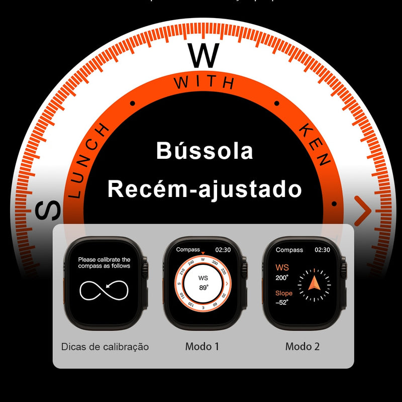 Smartwatch 49MM Ultra 9 450mAh NEW Smart Watch Bluetooth Call Microwear Series 9 NFC GPS