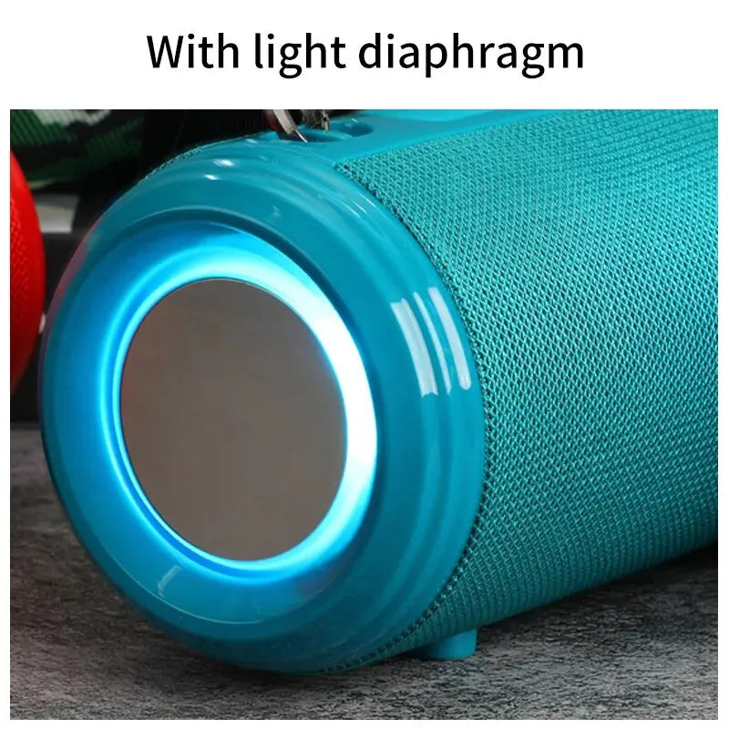 T&G New Mini Wireless Bluetooth Speaker Small Portable Double Speaker Card Household Outdoor Loud Subwoofer Support FM Radio TF