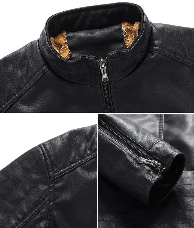Jaqueta Masculina de Couro Stylus