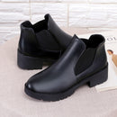 Bota Cano Baixo de Couro - Luxury