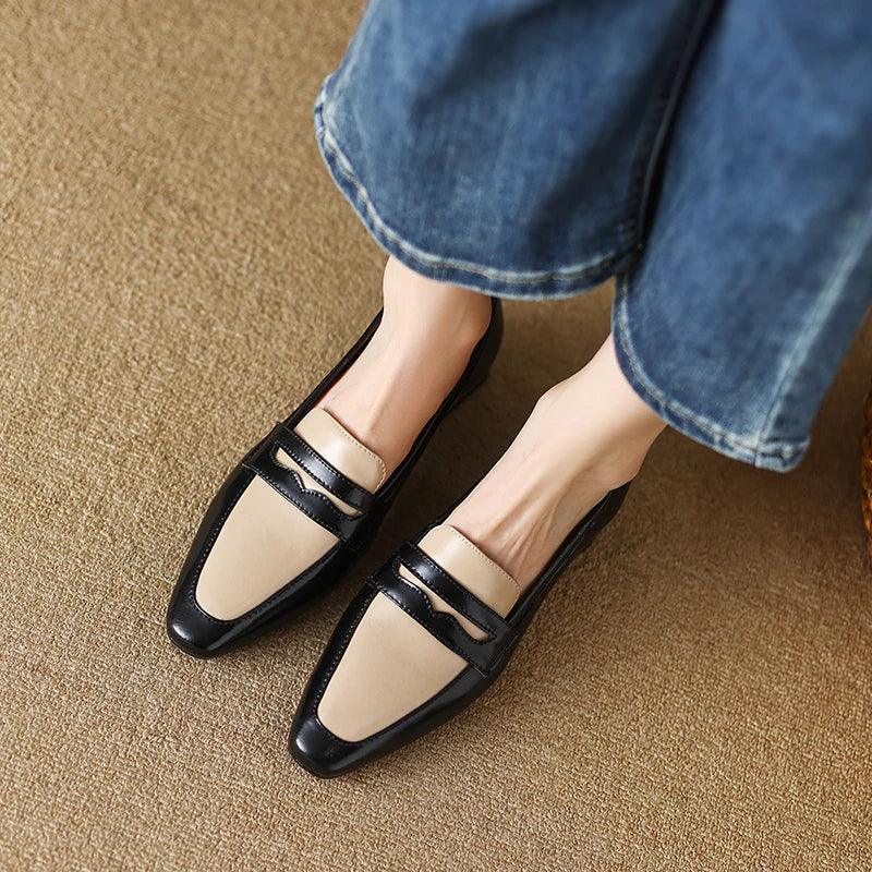 Mocassim de Couro Retrô