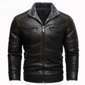 Jaqueta de Couro Masculina Motorcycle 2025