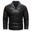 Jaqueta de Couro Masculina Motorcycle 2025