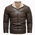 Jaqueta de Couro Masculina Motorcycle 2025