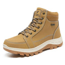Bota Casual de Couro Inverno Snow Boots