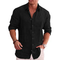Camisa Masculina Linho de Algodão Billion