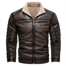 Jaqueta de Couro Masculina Motorcycle 2025