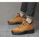 Bota de Couro Inverno Forrada Lã Windbreaker