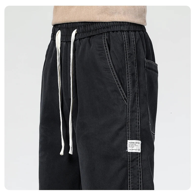 Calça Jeans Casual de Tecido Lyocell