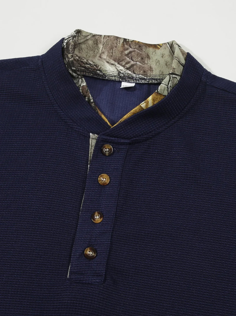 Camisa Gola Botão Manga Longa Europe