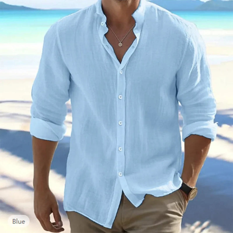 Camisa de Linho Summer Hawaiian
