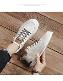 Tênis de Couro Casual Emporio Man