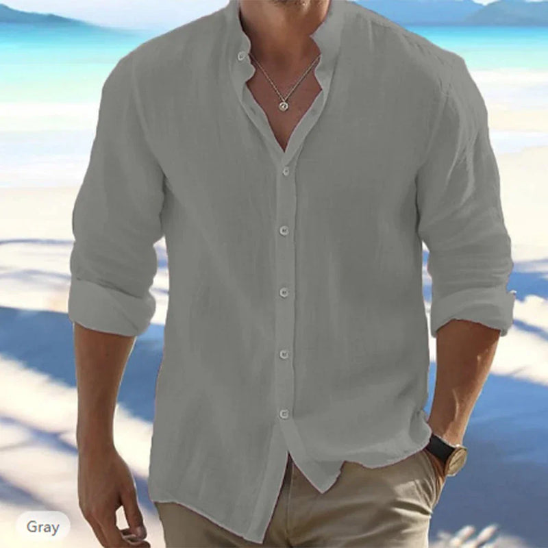 Camisa de Linho Summer Hawaiian