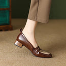 Mocassim de Couro Retrô