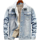 Jaqueta Jeans Masculina Retro Light