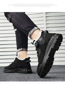 Bota Estilo Tática de Couro Inverno Shark