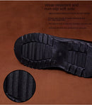 Sapato Casual de Couro Inverno Estilo Nobre