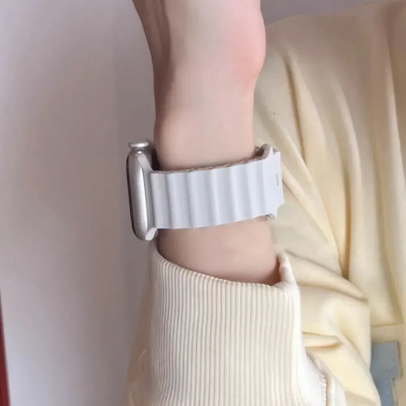 Ocean strap For Apple watch Ultra 49mm band 44mm 45mm 40mm 41mm 42mm silicone Original 1:1 bracelet iWatch series 8 7 6 5 4 3 se