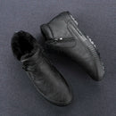 Botinha de Couro Inverno Forrada Casual Warm