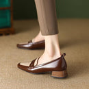 Mocassim de Couro Retrô