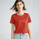 Camisa de Algodão Gola Redonda