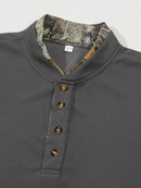 Camisa Gola Botão Manga Longa Europe