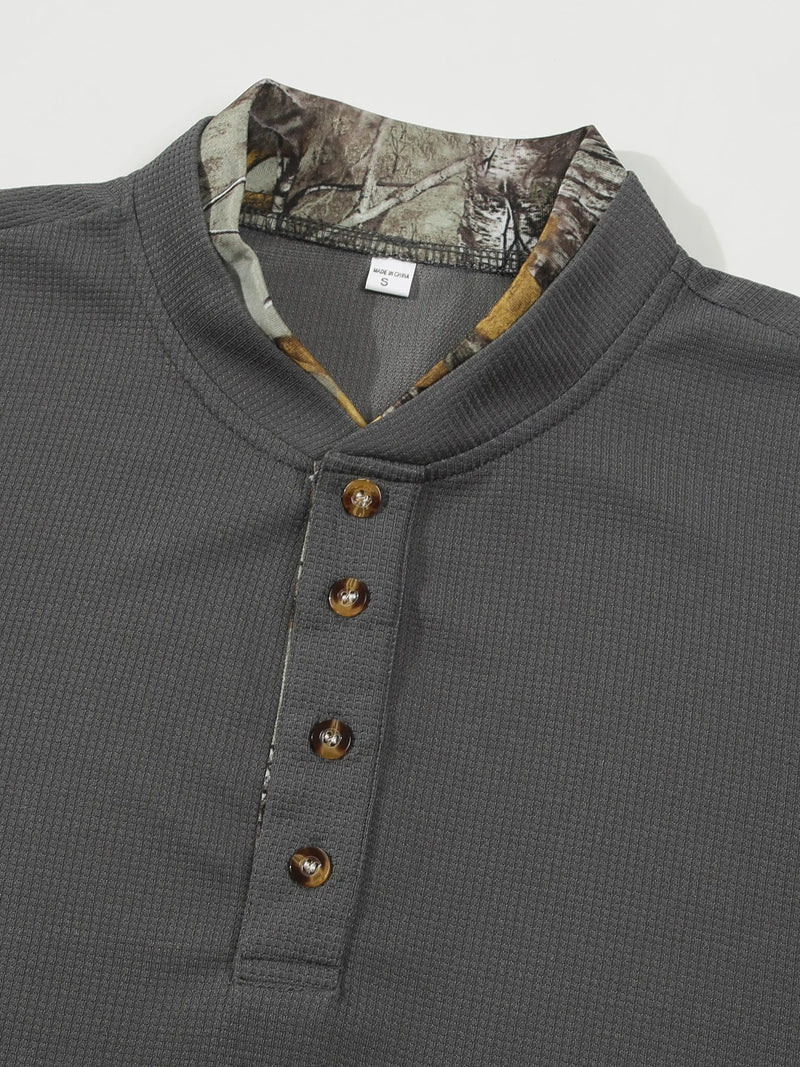 Camisa Gola Botão Manga Longa Europe