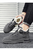 Bota Estilo Tática de Couro Inverno Shark