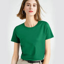 Camisa de Algodão Gola Redonda