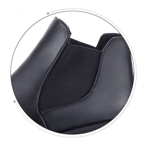 Bota Cano Baixo de Couro - Luxury