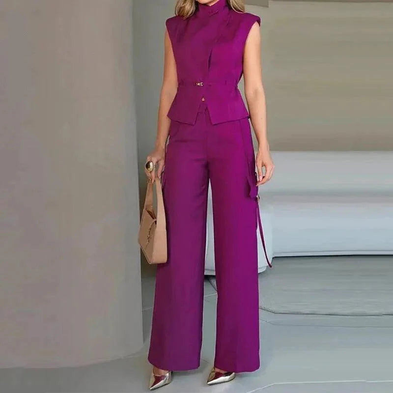 Conjunto Feminino Alfaiataria Púrpura